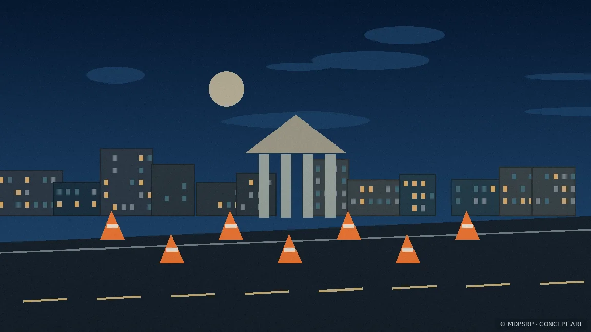 Fictional concept artwork for MDPSRP Academy & Training Command
