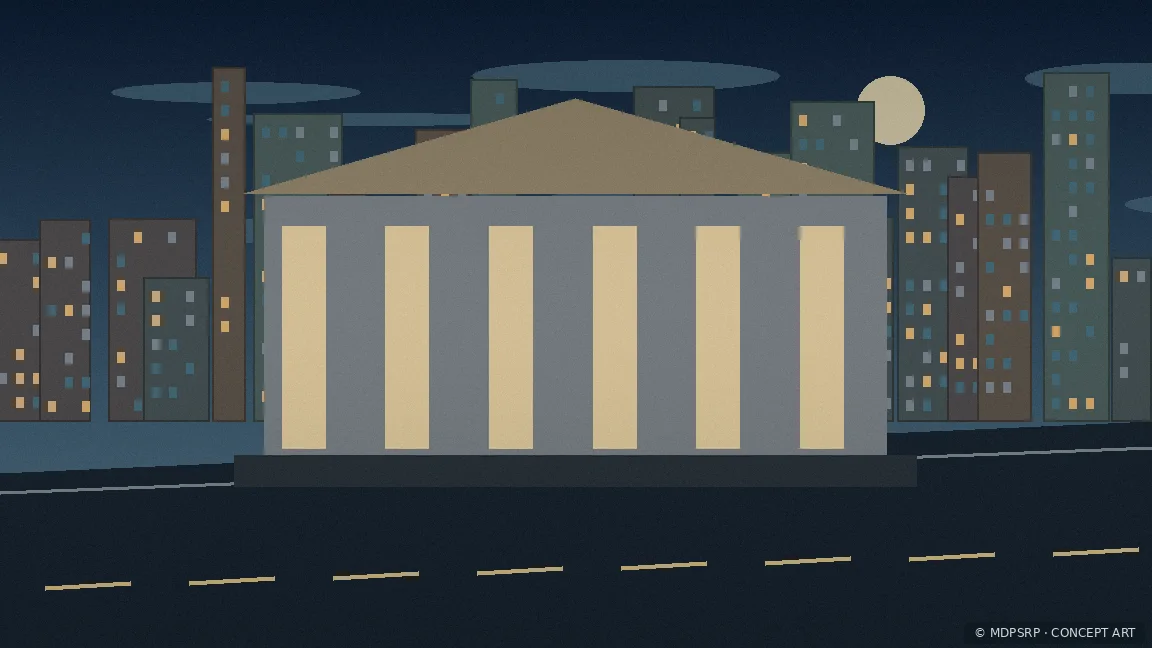 Fictional concept artwork for MDPSRP Courts & Judicial Services