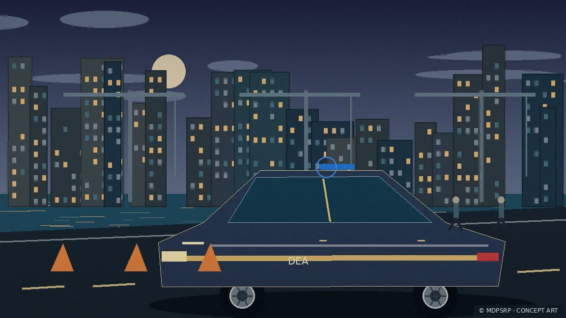 Fictional concept artwork for Drug Enforcement Administration