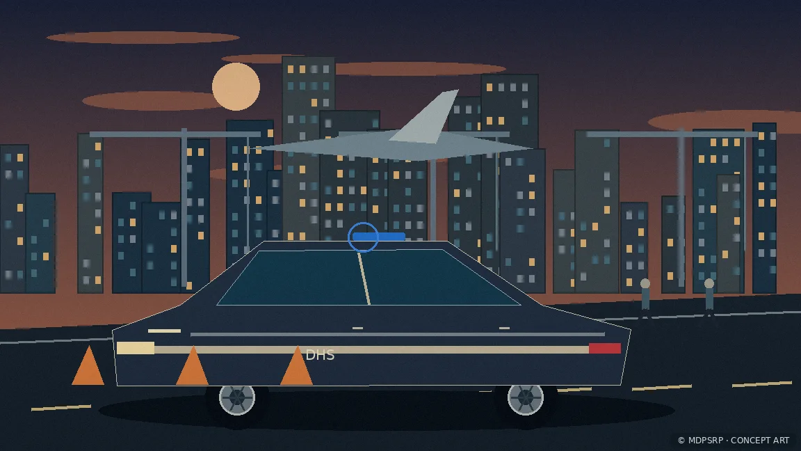Fictional concept artwork for U.S. Department of Homeland Security
