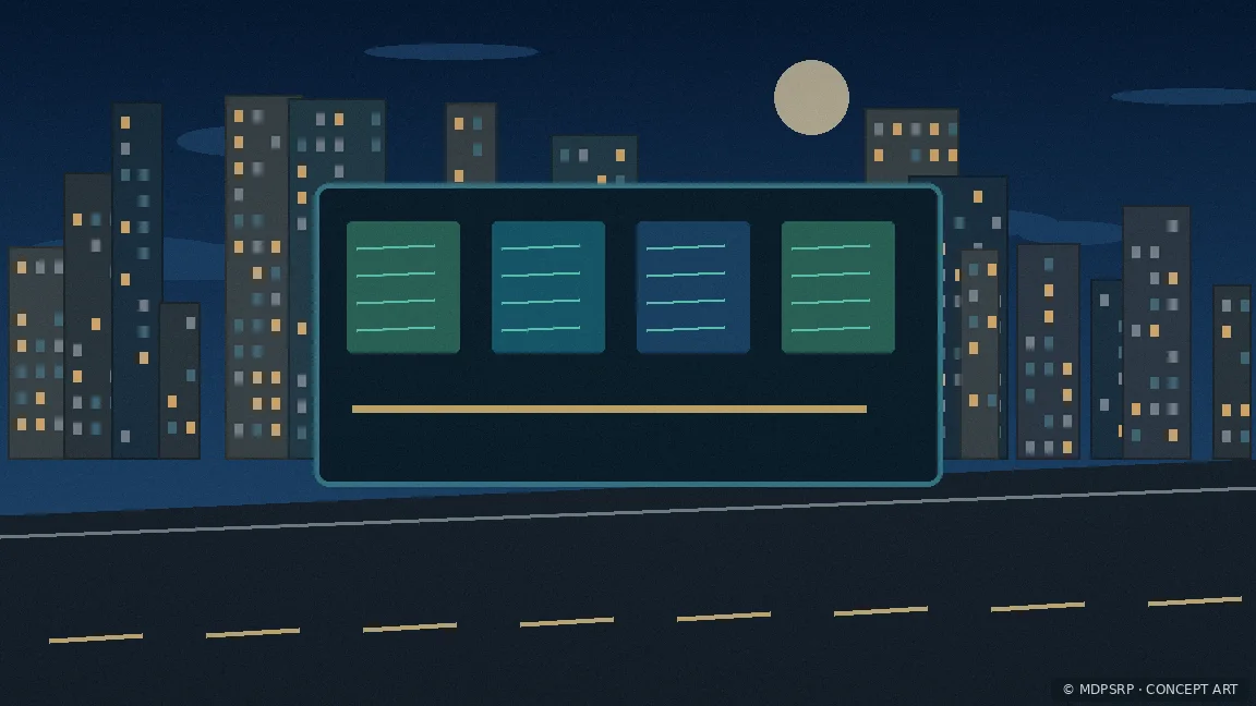 Fictional concept artwork for MDPSRP Communications & Dispatch
