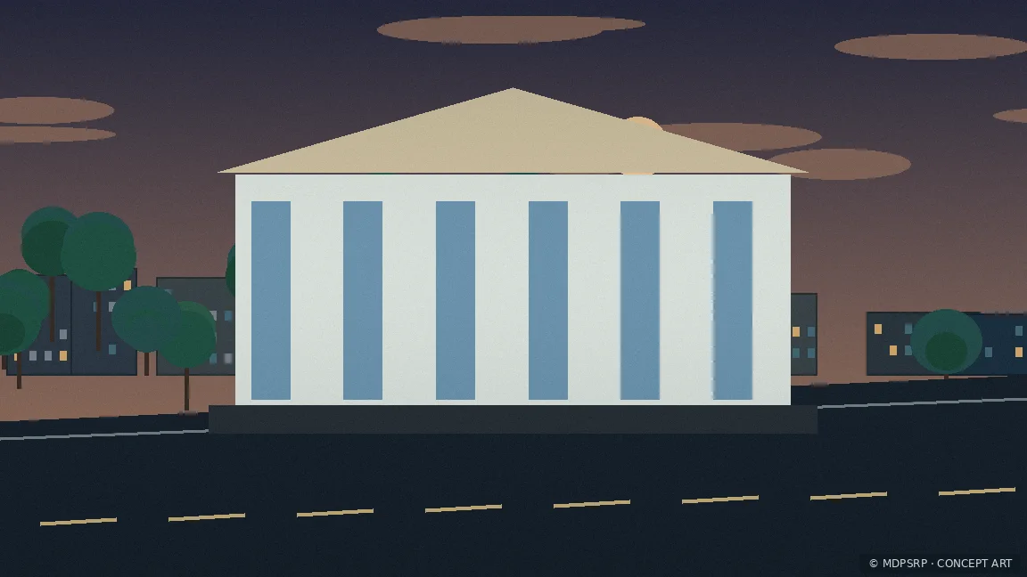 Fictional concept artwork for MDPSRP DMV & Licensing Services
