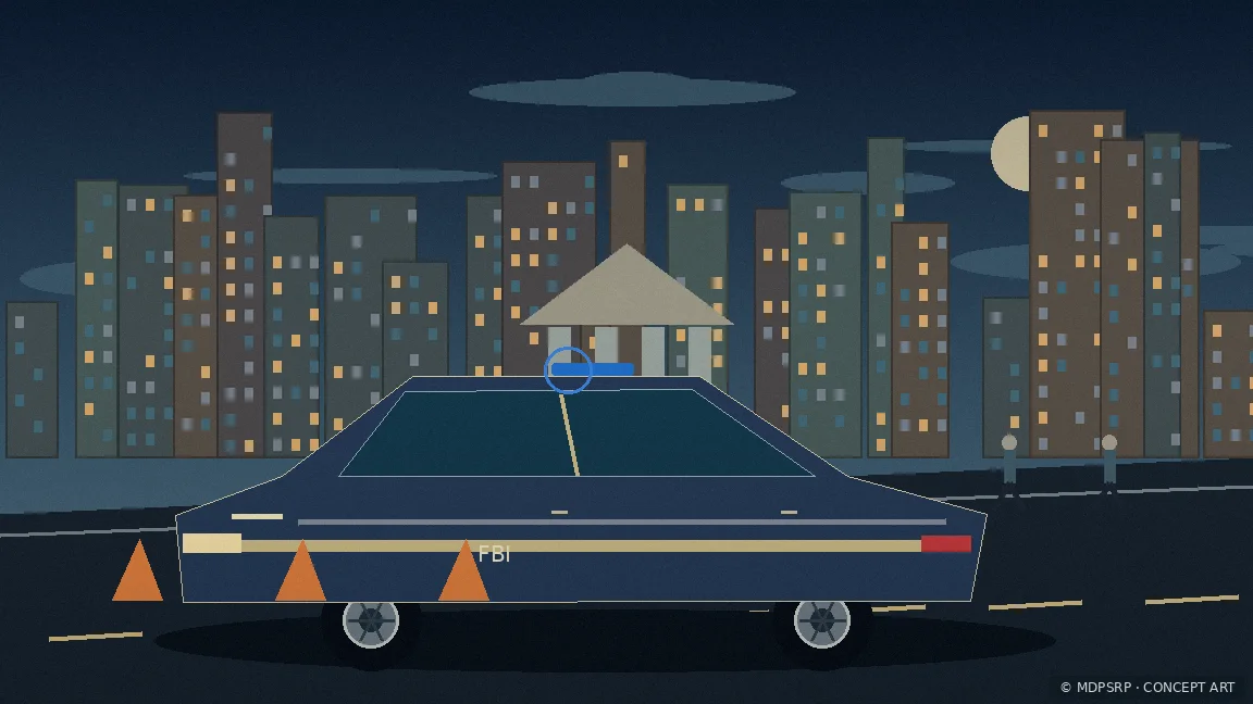 Fictional concept artwork for Federal Bureau of Investigation