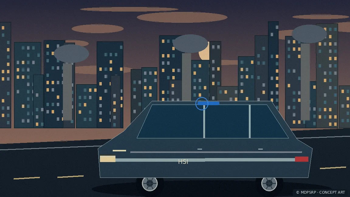 Fictional concept artwork for Homeland Security Investigations