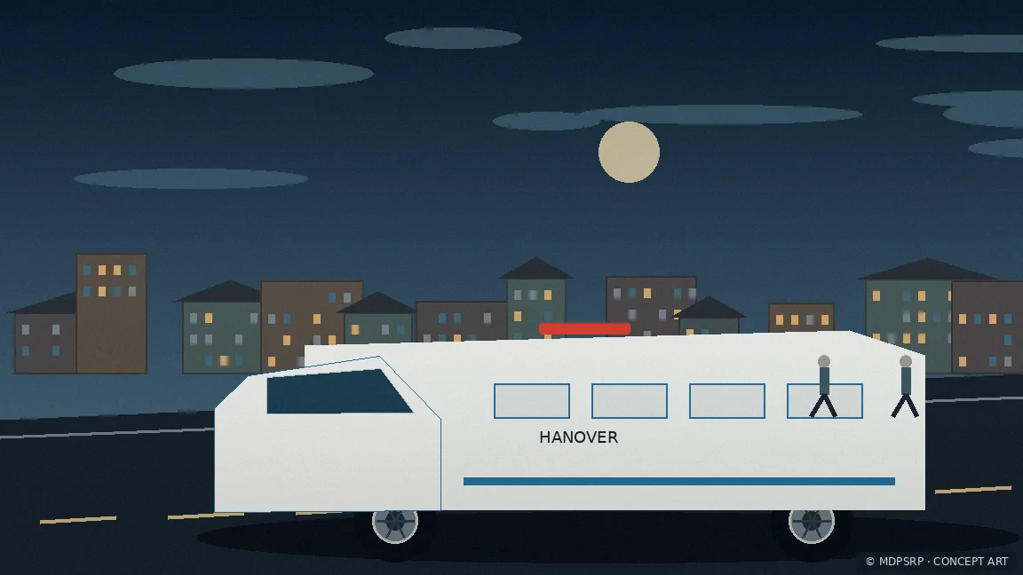 Fictional concept artwork for Hanover Township Fire Department