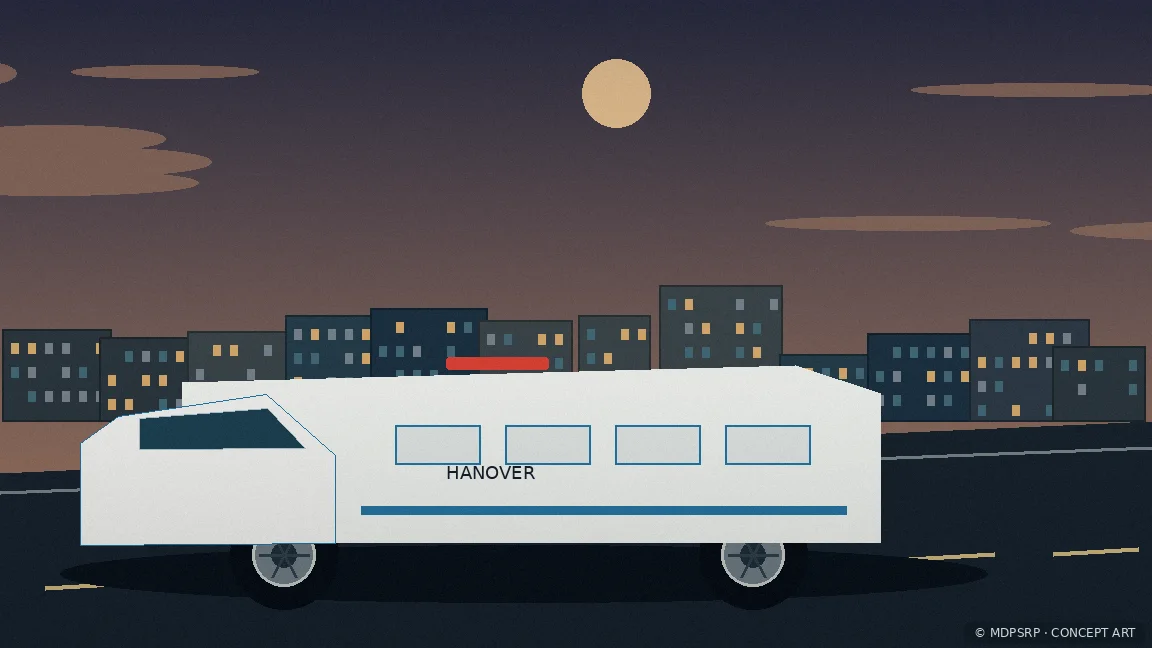 Fictional concept artwork for Hanover Township Fire Department