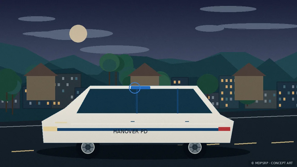 Fictional concept artwork for Hanover Township Police Department