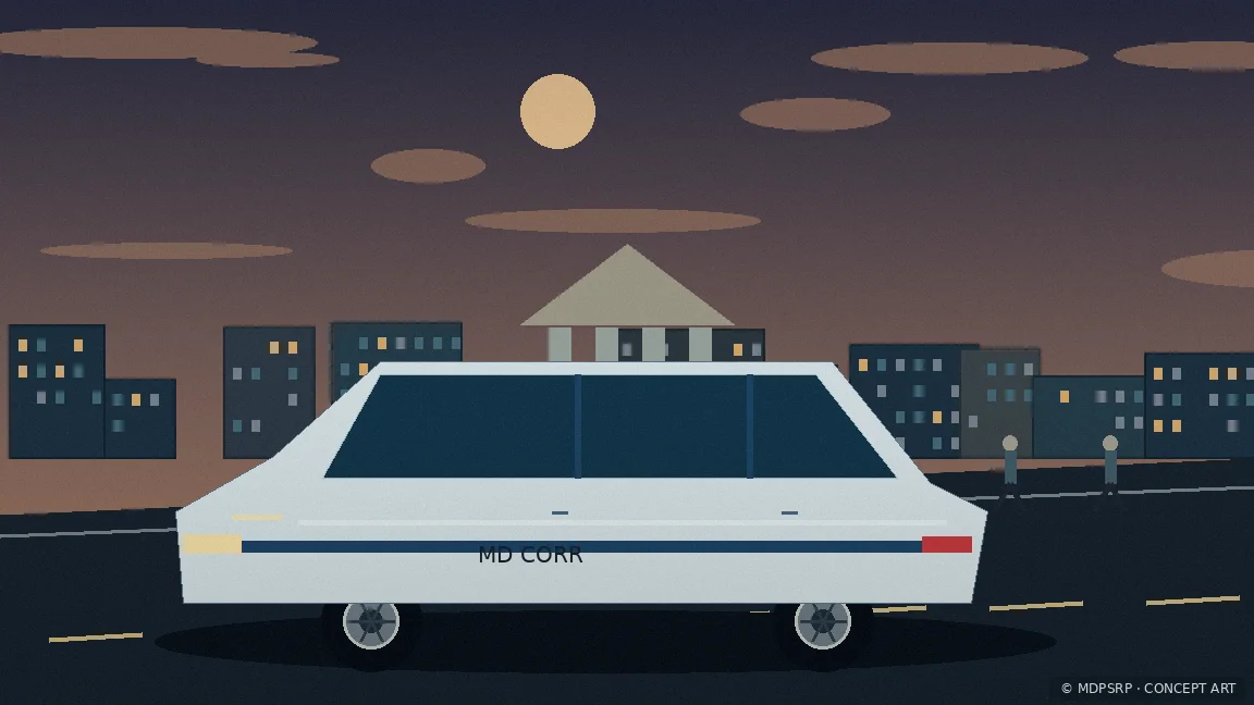 Fictional concept artwork for Maryland Corrections & Pretrial Detention
