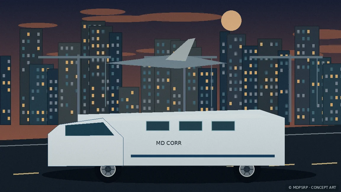 Fictional concept artwork for Maryland Corrections & Pretrial Detention