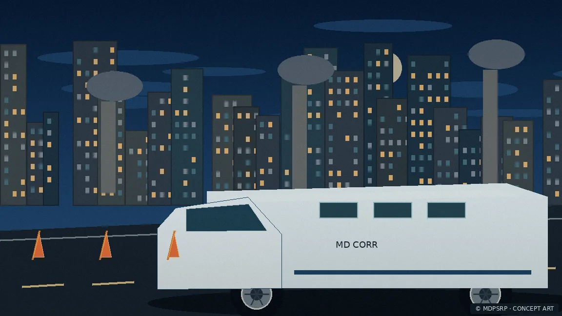 Fictional concept artwork for Maryland Corrections & Pretrial Detention