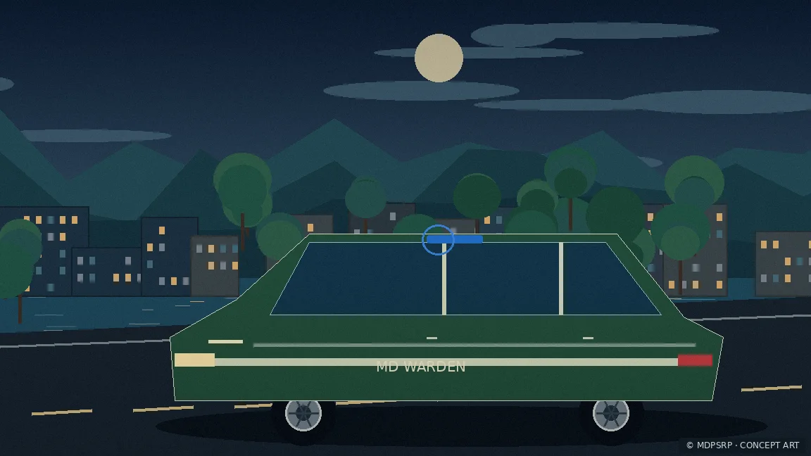 Fictional concept artwork for Maryland Natural Resources Police / Game Warden