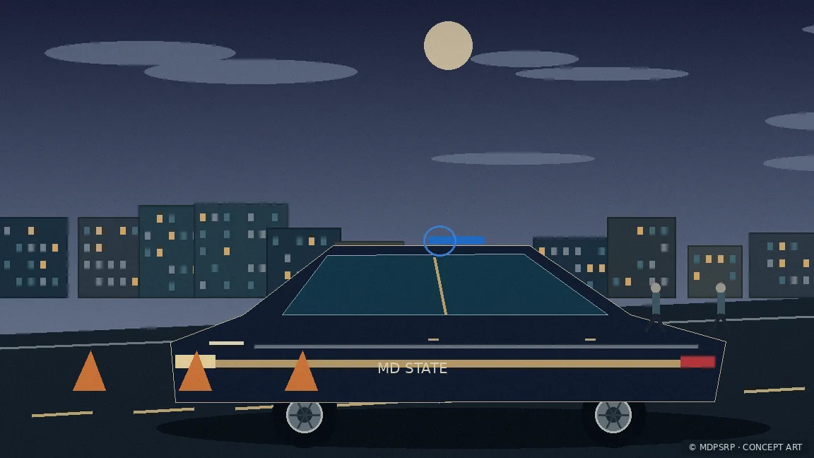 Fictional concept artwork for Maryland State Police