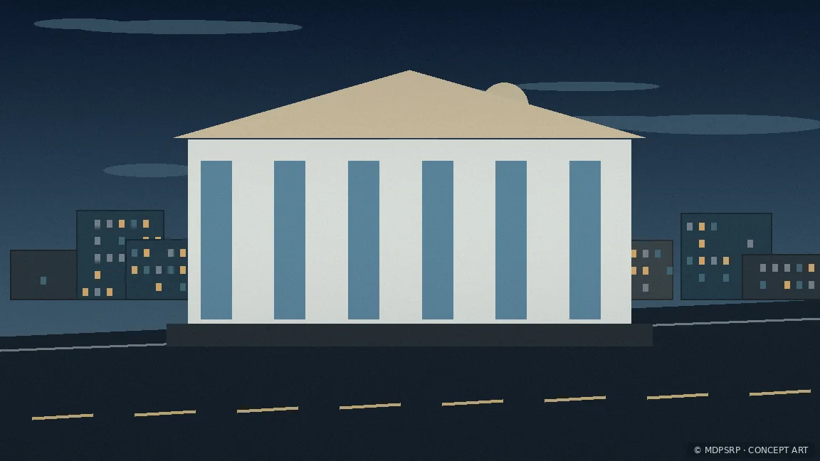 Fictional concept artwork for Maryland Motor Vehicle Administration / DMV