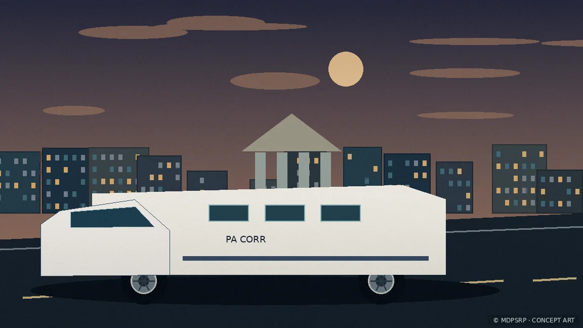 Fictional concept artwork for Pennsylvania Corrections / Detention