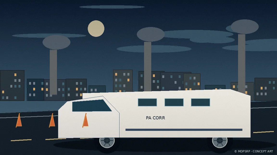 Fictional concept artwork for Pennsylvania Corrections / Detention