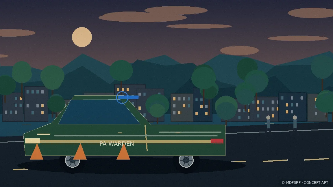 Fictional concept artwork for Pennsylvania Game Warden