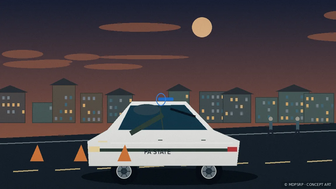 Fictional concept artwork for Pennsylvania State Police