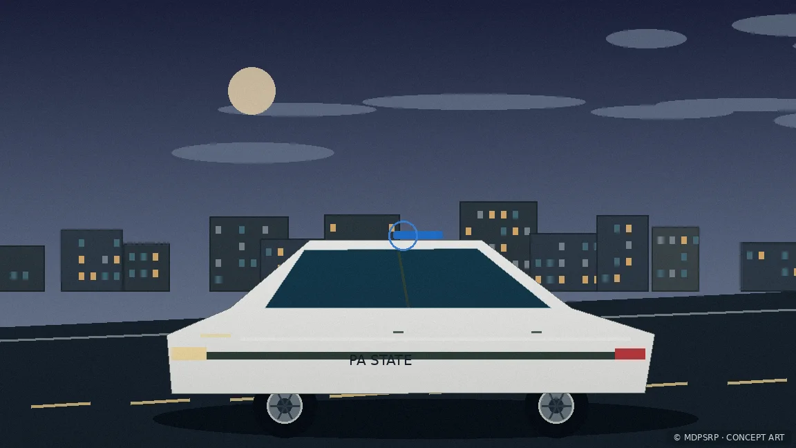 Fictional concept artwork for Pennsylvania State Police