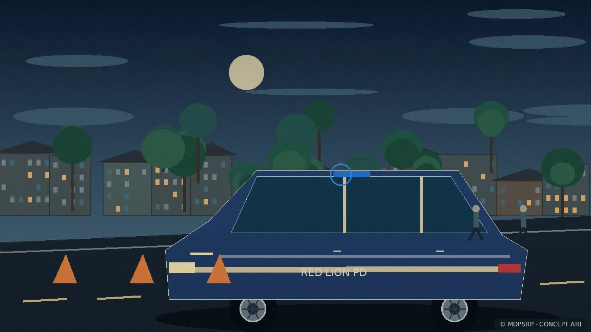 Fictional concept artwork for Red Lion Township Police Department