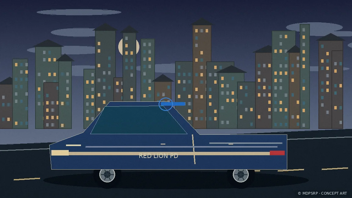 Fictional concept artwork for Red Lion Township Police Department