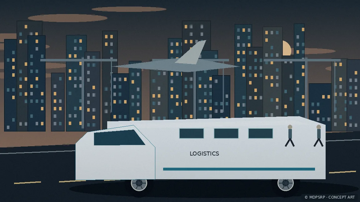 Fictional concept artwork for Commercial Trucking & Logistics