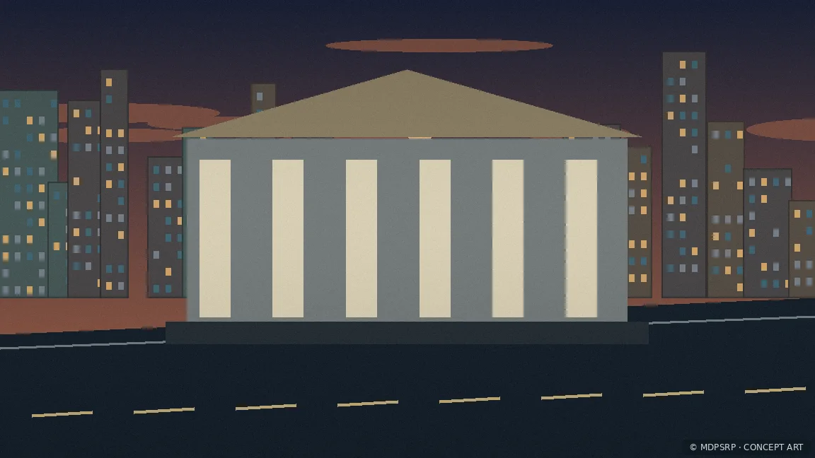 Fictional concept artwork for United States Attorney’s Office