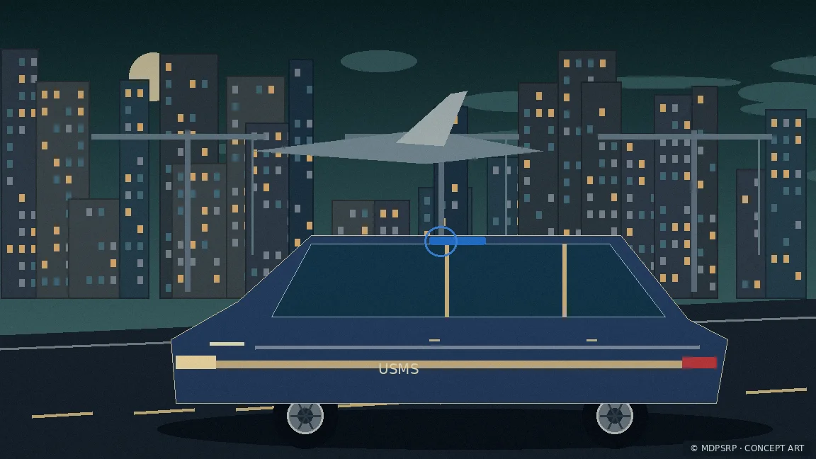Fictional concept artwork for United States Marshals Service