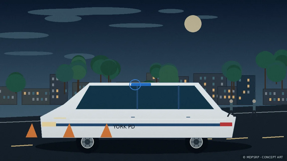 Fictional concept artwork for York Township Police Department