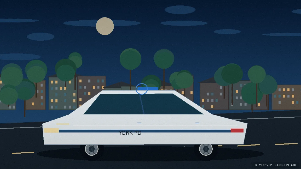 Fictional concept artwork for York Township Police Department