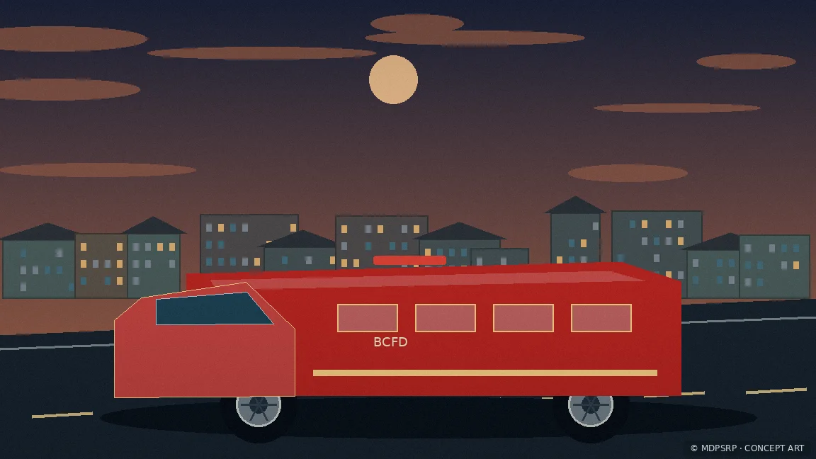 Illustrative event artwork for Fire, EMS & Rescue Showcase