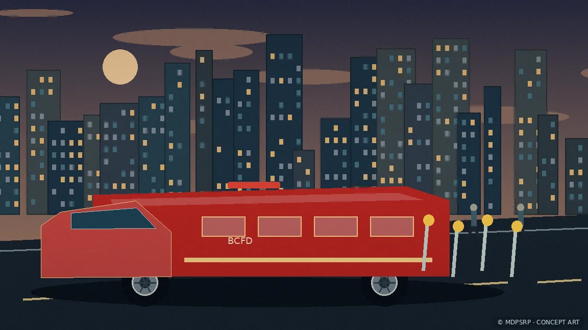 Illustrative promotional concept 3 — Baltimore City Fire Department