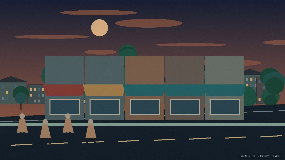 Illustration of a civilian roleplay setting