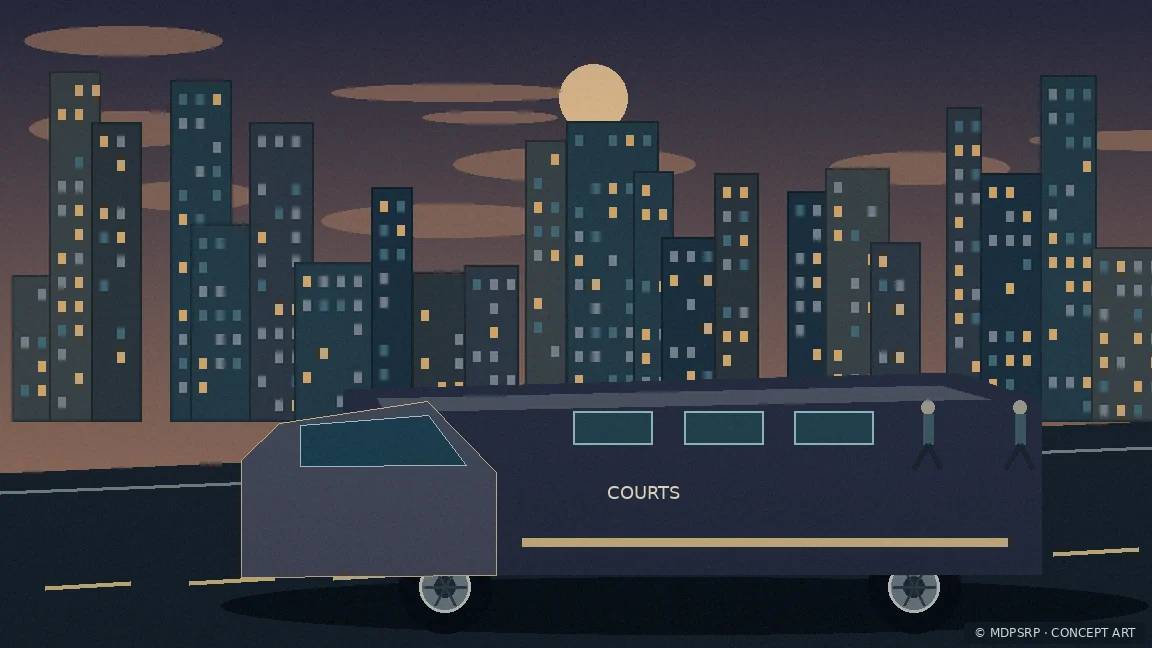 MDPSRP Courts & Judicial Services shift concept