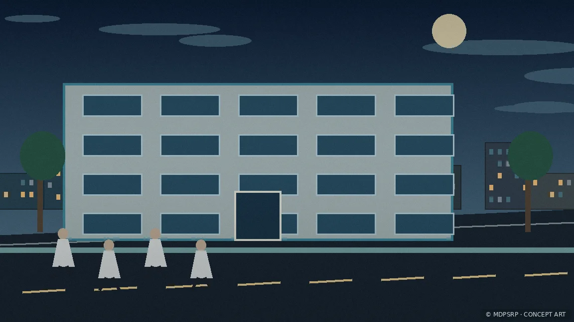 Dispatch center concept art