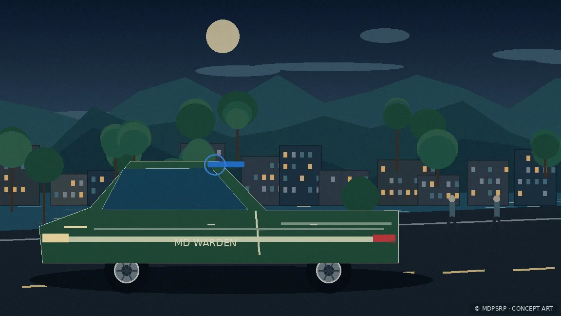 Illustrative promotional concept 3 — Maryland Natural Resources Police / Game Warden