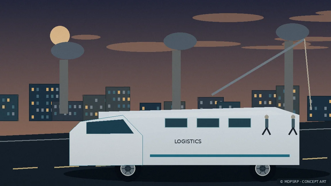 Illustrative promotional concept 3 — Commercial Trucking & Logistics